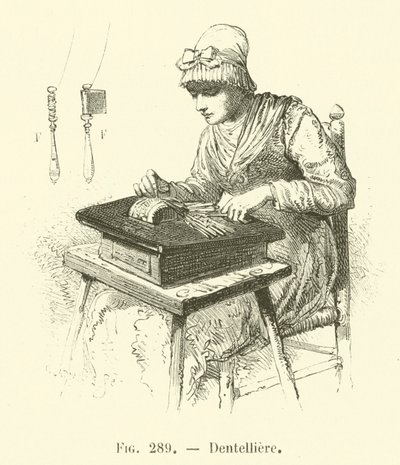 Dentelliere (雕刻) 作者 法语学校
