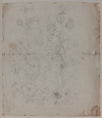 设计图纸，18 世纪晚期 作者 法语学校