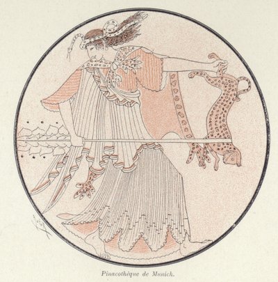 Detail of Greek pottery (colour litho) 作者 法语学校