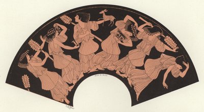 Detail of Greek pottery (colour litho) 作者 法语学校