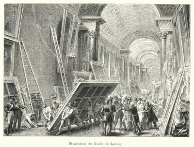 Devastation du Musee du Louvre (engraving) 作者 法语学校