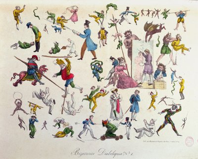 恶魔般的奇怪，1823年 作者 法语学校