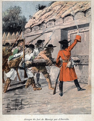 发现了加拿大。1686年Pierre Le Moyne d