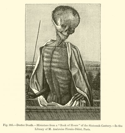 死亡医生（雕刻 作者 法语学校