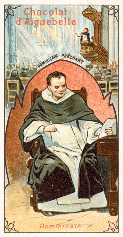 Dominican friar (chromolitho) 作者 法语学校