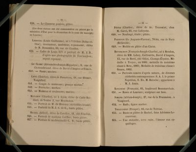 双重页面来自沙龙des Refuses，1863年 作者 法语学校
