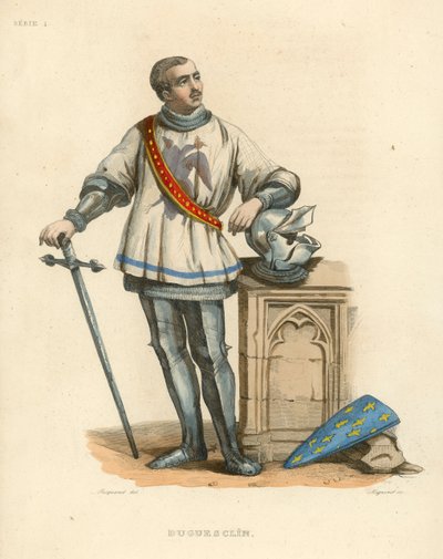 Duguesclin (coloured engraving) 作者 法语学校