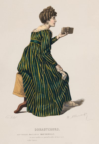 Duhautcours, Act V, Sc IX (coloured engraving) 作者 法语学校