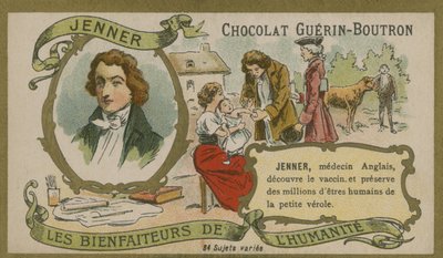 爱德华詹纳，英国医生和科学家 作者 French School