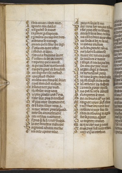 埃杰顿 MS 881 f.65v，纪尧姆-德-洛里斯和让-德-莫恩，Roman de la Rose（牛皮纸） 作者 法语学校