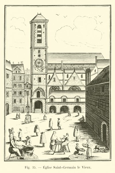 Church Saint-Germain le Vieux 作者 法语学校