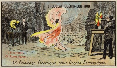 Electric lighting for the serpentine dance (chromolitho) 作者 法语学校