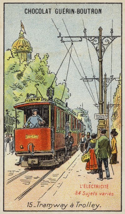 Electric tram (chromolitho) 作者 法语学校