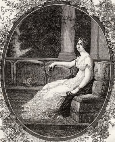 Josephine Empress，来自Louis Blanc的“法国革命史”（1811-82） 作者 法语学校