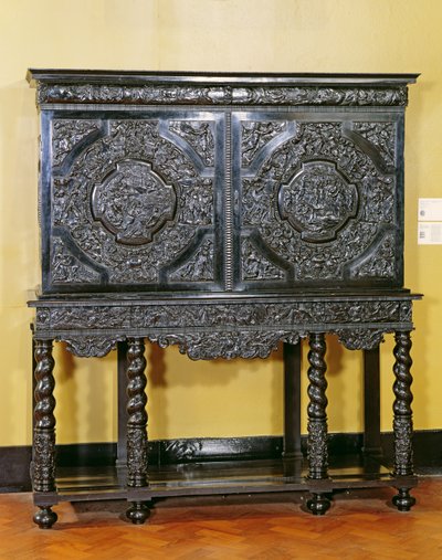 Endymion内阁，法国，c。 1650年（乌木，橡木和松木箱） 作者 法语学校