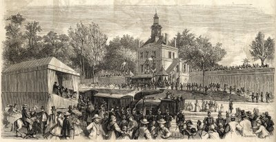 Enghien-les-Bains至Montmorency线--Enghien至Montmorency铁路的落成典礼"，6月30日 作者 法语学校