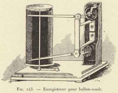 Enregistreur pour ballon-sonde (engraving) 作者 法语学校