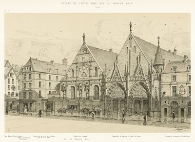 1590年入住Hotel-Dieu rue du Marche Palu酒店 作者 法语学校