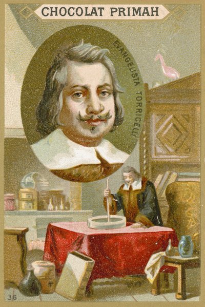 Evangelista Torricelli，意大利物理学家和数学家 作者 French School