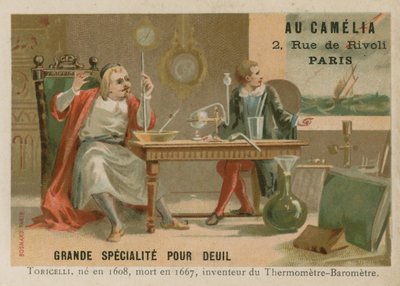 Evangelista Torricelli，意大利物理学家和数学家 作者 法语学校