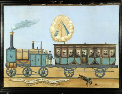 Ex-voto for someone fallen from a train - Notre-Dame de Laghet 作者 法语学校