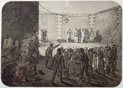 在1871年的公社期间执行人质 作者 法语学校