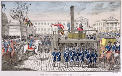 1793年1月21日执行路易十六（1754-93） 作者 法语学校