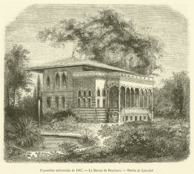 1867 年世界博览会，博斯普雷庄园（雕刻） 作者 法语学校