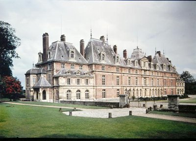Chateau duEu的立面，最初由Henri de Lorraine（1549-88）建于1578年 作者 法语学校
