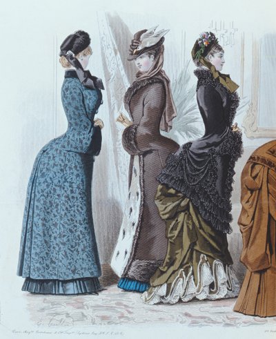 1882年时尚监视器的时尚板块 作者 法语学校