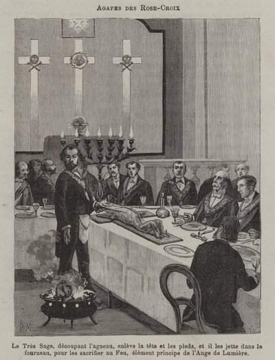 Feast of the Rose Croix (engraving) 作者 法语学校