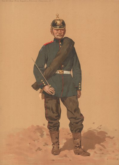 Field Art Regt Prince August von Preussen，Ostpreuss，No 1 作者 法语学校