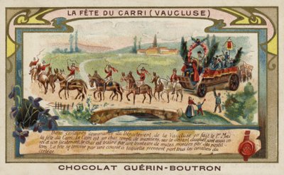 Festival of the Carri, Vaucluse, France (chromolitho) 作者 法语学校