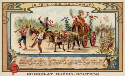 Festival of the Grape Harvest (chromolitho) 作者 法语学校