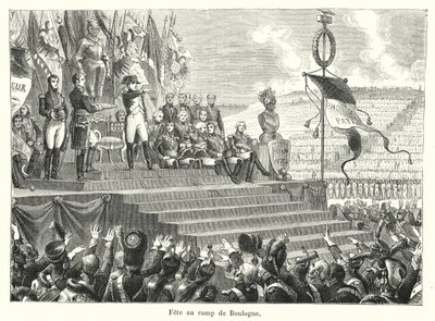 Fete au camp de Boulogne (engraving) 作者 法语学校