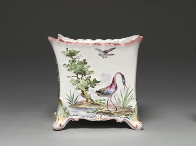 花罐，由塞欧工厂制造，约1765年 作者 法语学校