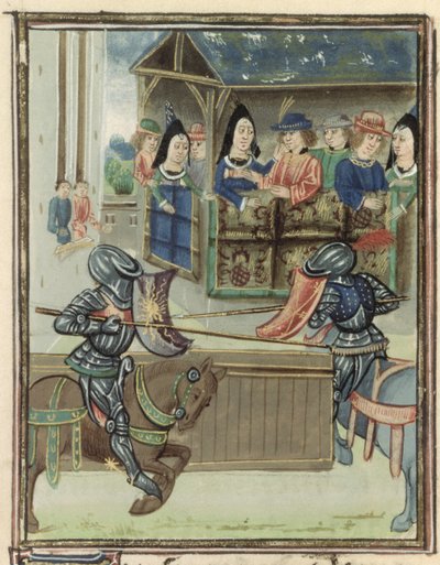 Fr.16830 f.16v Jacques de Lalain编年史 作者 法语学校