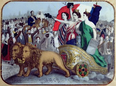 法国宣布自由，1848年 作者 法语学校