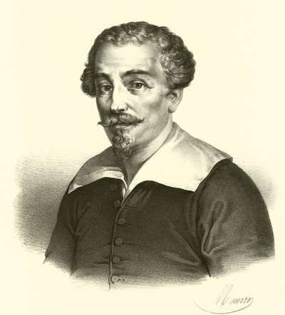 Francesco Albani 或 Albano，肖像（雕刻） 作者 法语学校