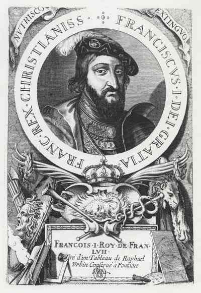 Francis I of France (engraving) 作者 法语学校