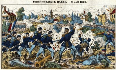 普法战争 - Sainte-Barbe 战役（诺伊斯维尔战役）8 月 31 日 作者 法语学校