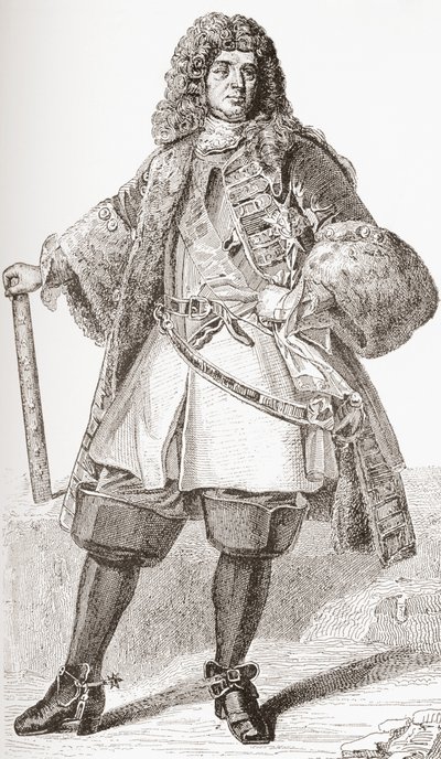 FrançoisdeNeufville，Villeroy第二公爵，1644年1730年。法国士兵。从1908年出版的免费时间。 作者 法语学校