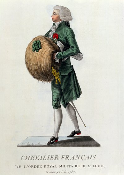 法国骑士圣路易斯勋章，1787年 作者 法语学校