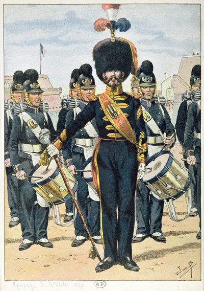 法国海军乐队于1837年，c.1900 作者 法语学校