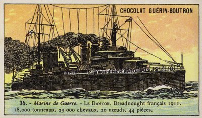 French battleship Danton 作者 法语学校