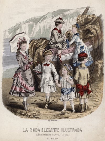 法国时装板，19世纪末 作者 French School