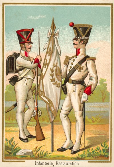 French infantry of the Restoration (chromolitho) 作者 法语学校