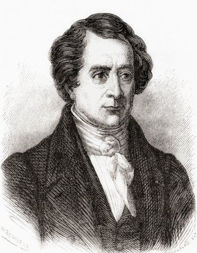 法国数学家Dominique Francois Jean Arago，又名Francois Arago，摘自《科学的奇迹》，1870年出版。 作者 法语学校