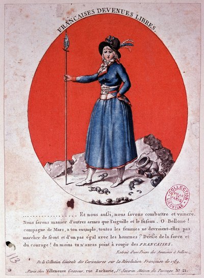 法国男子于 1789 年获得自由 - 雕刻，Carnavalet。 作者 法语学校