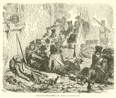 French prisoners of war in Germany (engraving) 作者 法语学校